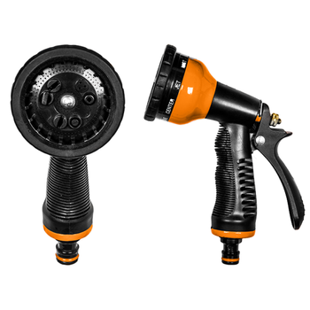 Pistolet 9-funkcyjny - metalowy  BLACK LINE