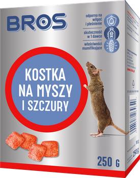 Kostka na myszy trutka Bros 1kg