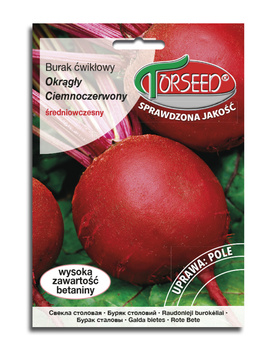 Burak ćwikłowy Okrągły Ciemnoczerwony 15g