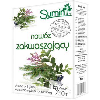 Nawóz zakwaszający 1kg Sumin
