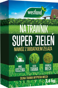 Nawóz do trawników SUPER ZIELEŃ 2,8kg Westland