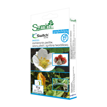 Switch 62,5 WG Sumin 10g Skuteczny środek grzybobójczy do warzyw i owoców