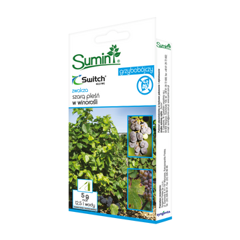 Switch 62,5 WG 5g Sumin – skuteczna ochrona winorośli przed szarą pleśnią