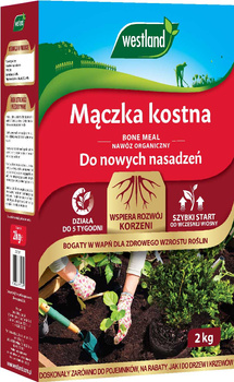 Mączka kostna do nowych nasadzeń 2kg Westland