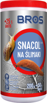 Bros Snacol  5GB  NA ŚLIMAKI 200g + 50g