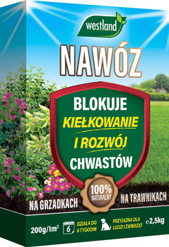 Nawóz blokujący kiełkowanie chwastów 2kg Westland