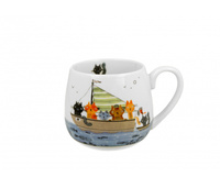 Kubek baryłka 430ml Koci świat Marynarze